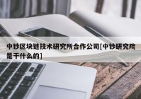 中钞区块链技术研究所合作公司[中钞研究院是干什么的]